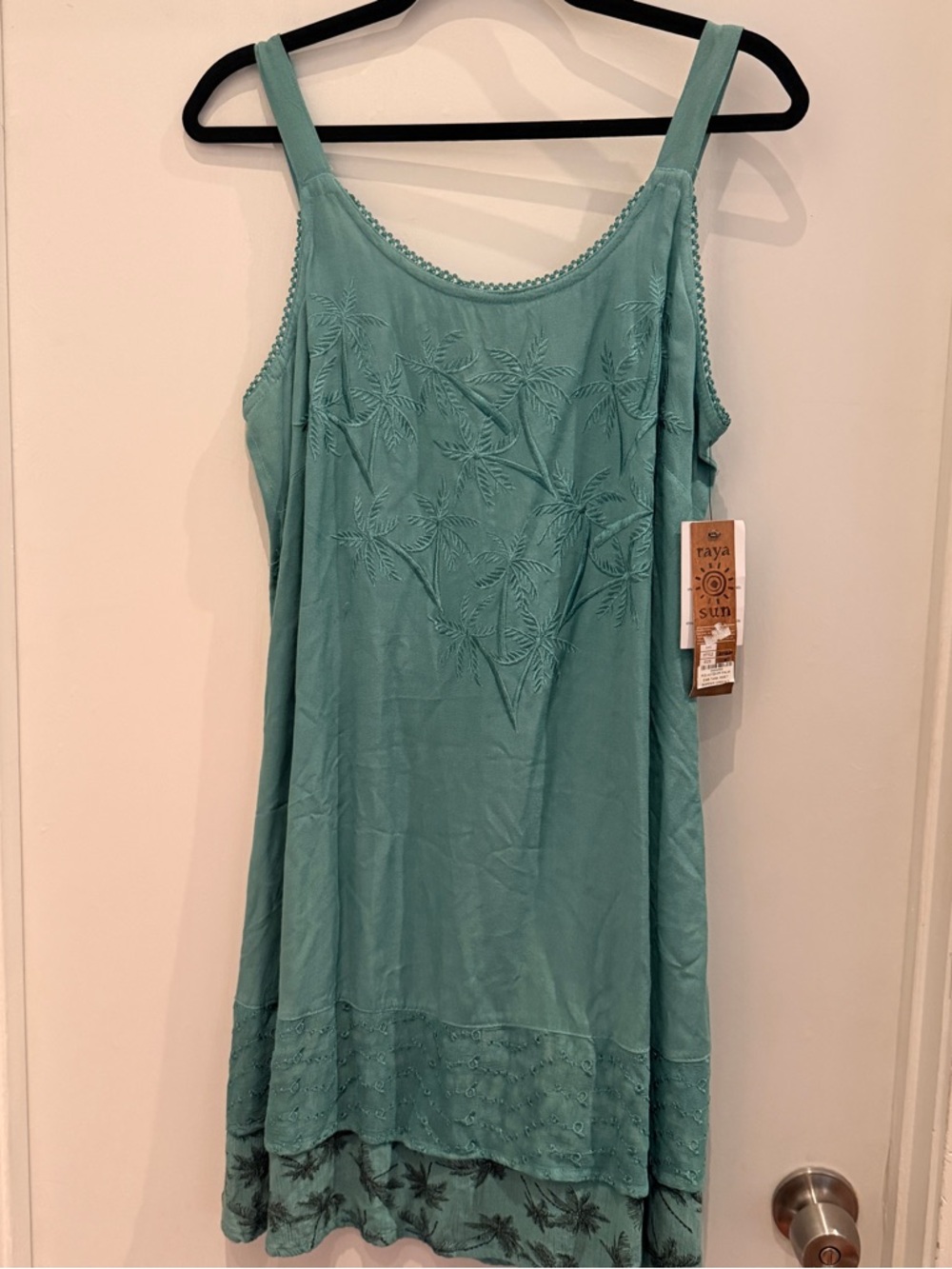 Raya Sun | Embroidered Palm Tree Sundress | Coastal Boho